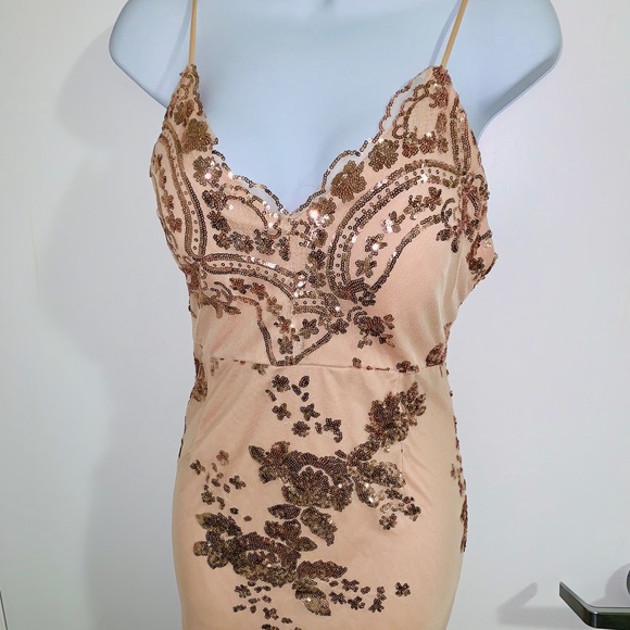 Rose Gold Dress - Picture 2 of 9